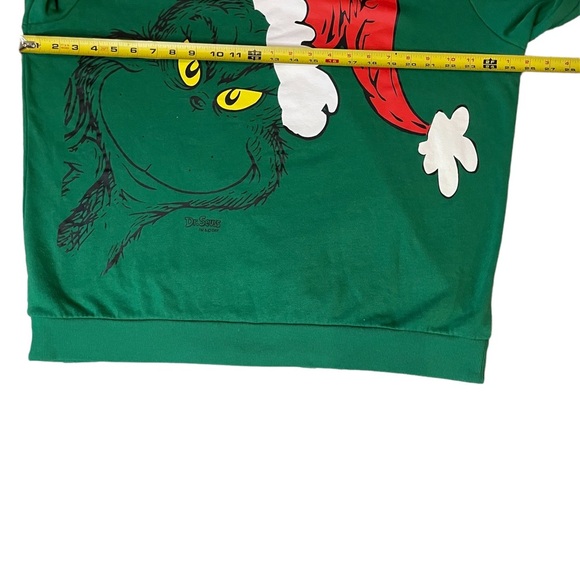 The Grinch Size XL Christmas Holiday Sweater Green - Picture 3 of 5